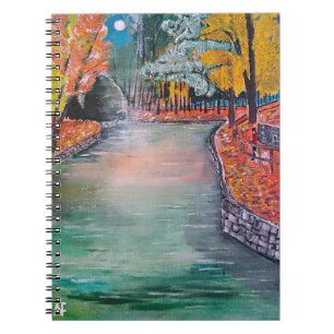 Caderno Espiral Pintura do Parque de San Vicente por Alfred Fox