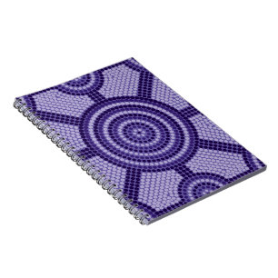 Caderno Espiral Pintura do ponto aborígene