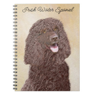 Caderno Espiral Pintura em espanhol de água irlandesa - Arte origi