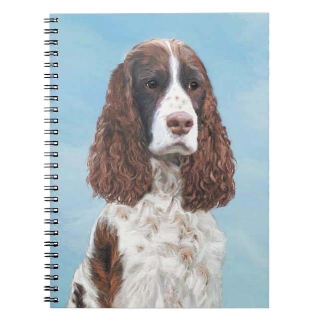 Caderno Espiral Pintura em espanhol em inglês (Frente)