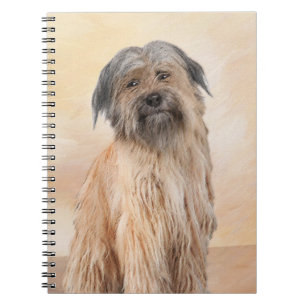 Caderno Espiral Pintura em Pastor Pirenéus - Arte Cachorro Origin