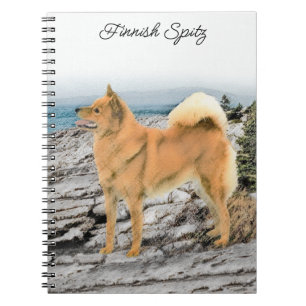 Caderno Espiral Pintura em Seashore - Arte Canina