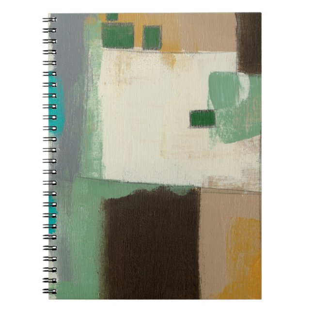 Caderno Espiral Pintura expressionista com Traços Pesados de Pince (Frente)