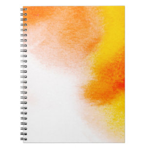 Caderno Espiral pintura fluida de luxo com abstrato de aquarela. h