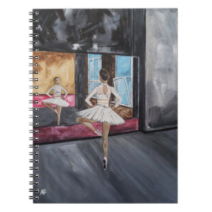 Caderno Espiral Pintura Graça Solitária por Alfred Fox
