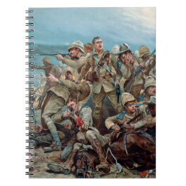 Caderno Espiral Pintura histórica britânica vitoriana da Guerra do