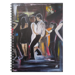 Caderno Espiral Pintura Mambo Night por Alfred Fox