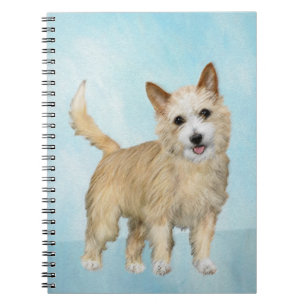 Caderno Espiral Pintura Portuguesa do Podengo Pequeno - Arte Origi