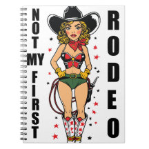 Pinup Cowgirl, Não é Meu Primeiro Rodeio Citação,