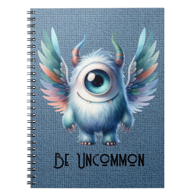 Caderno Espiral Pip - Monstro De Um Olho - Notebook Espiral Person (Frente)