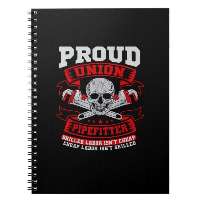 Caderno Espiral Pipefitter Steamfitter Plumber - Trabalho Qualific (Frente)