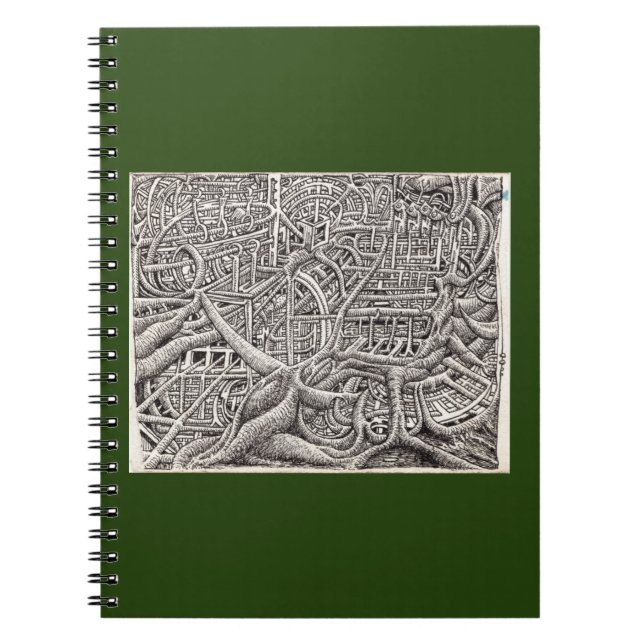 Caderno Espiral Pipescape, de Brian Benson (Frente)