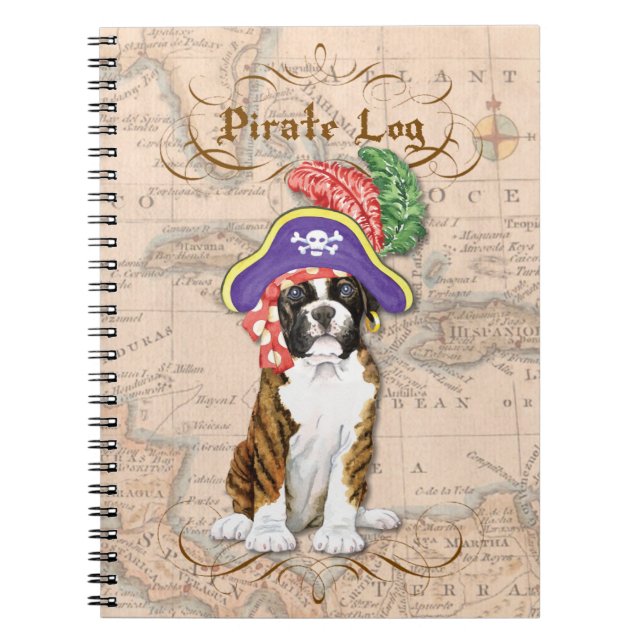Caderno Espiral Pirata Boxer (Frente)