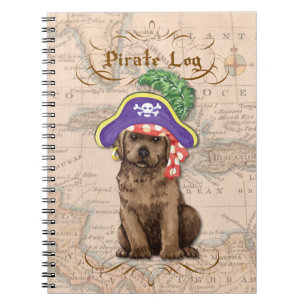 Caderno Espiral Pirata de chocolate