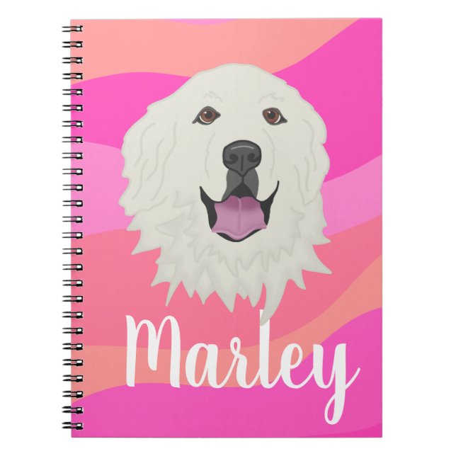 Caderno Espiral Pirenéus de Excelente personalizáveis (Frente)