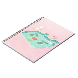 Caderno Espiral Piscina