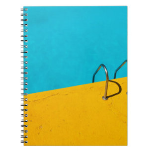 Caderno Espiral Piscina de natação com escada de aço inoxidáve