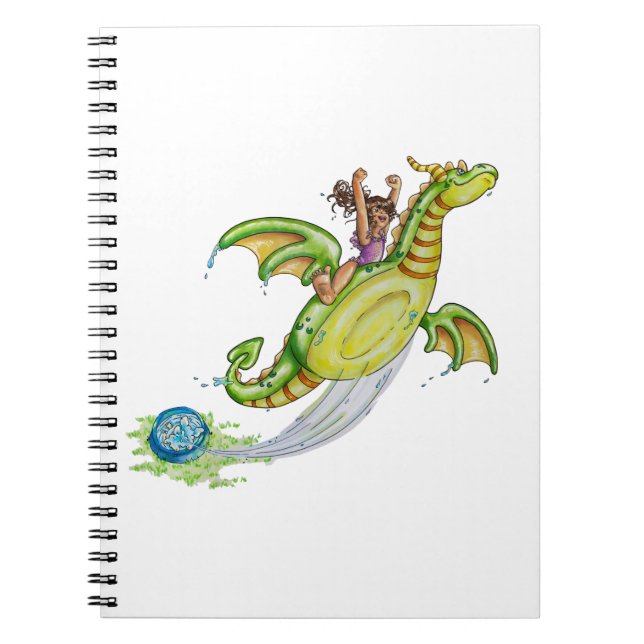 Caderno Espiral Piscina flutuante (Frente)