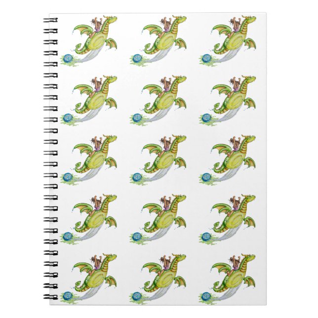 Caderno Espiral Piscina flutuante (Frente)