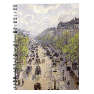 Caderno Espiral Pissarro - Boulevard Montmartre, Primavera