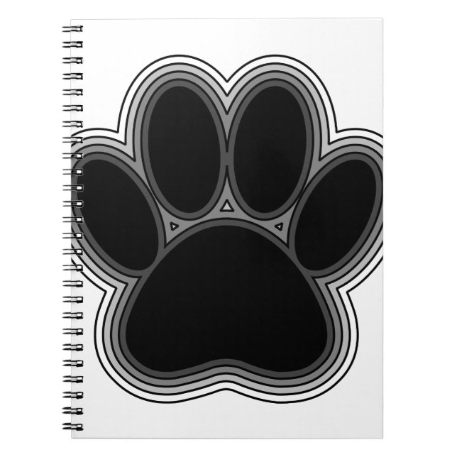 Caderno Espiral Pista De Cães Com Descrições (Frente)