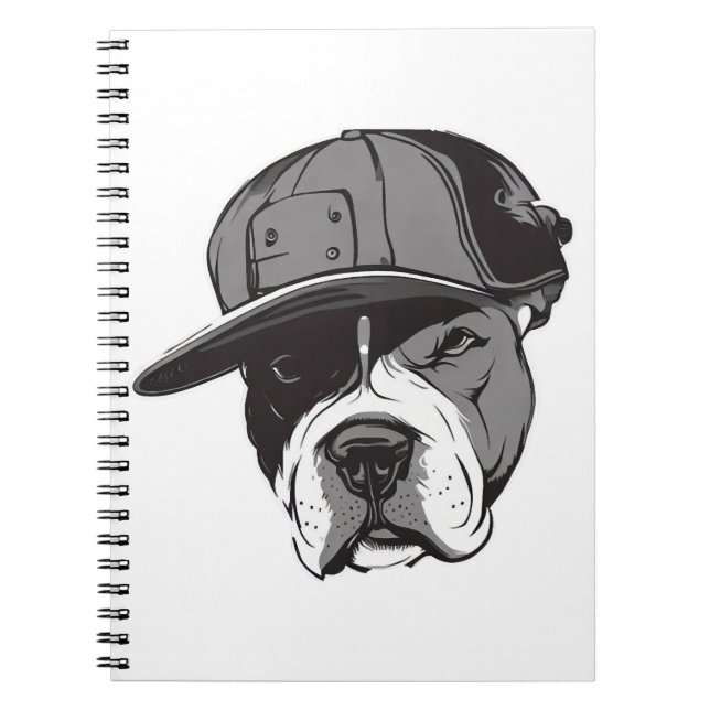 Caderno Espiral Pitbull Gangster (Frente)