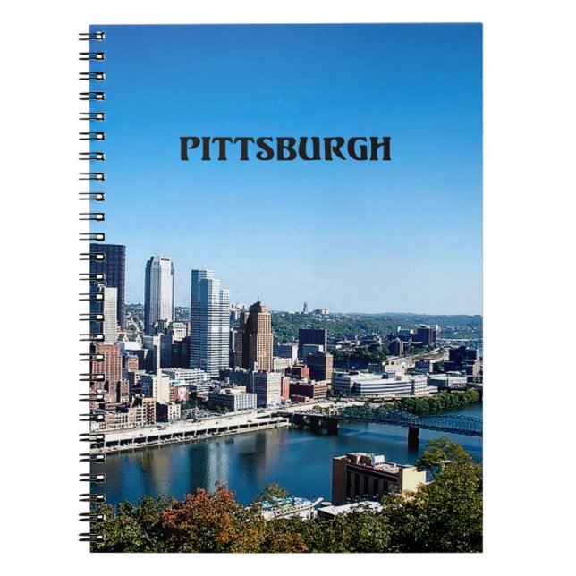 Caderno Espiral Pittsburgh, Pensilvânia (Frente)