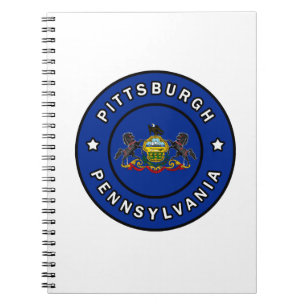 Caderno Espiral Pittsburgh Pensilvânia