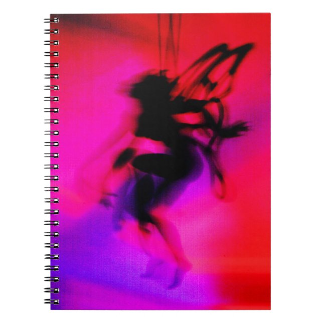 Caderno Espiral Pixie dança a rosa (Frente)