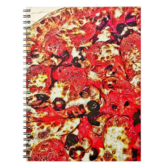 Caderno Espiral Pizza (Frente)