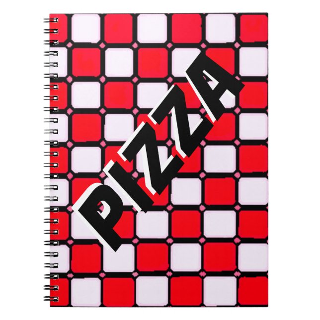 CADERNO ESPIRAL PIZZA (Frente)