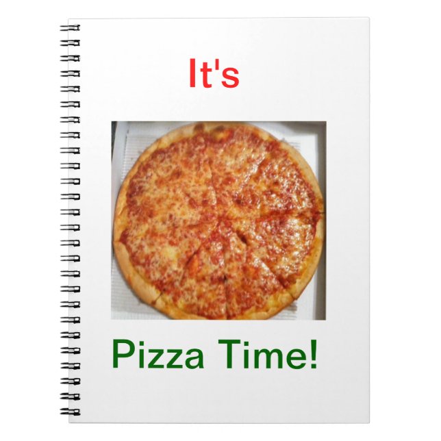 Caderno Espiral Pizza! (Frente)