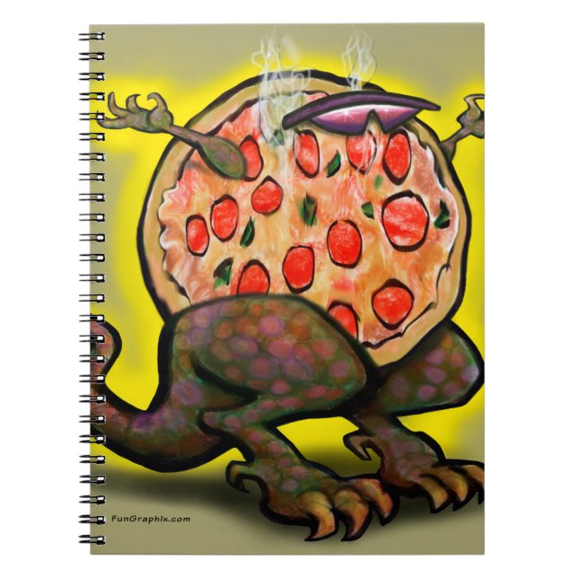 Caderno Espiral Pizza Beast (Frente)