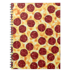 Caderno Espiral Pizza Pepperoni