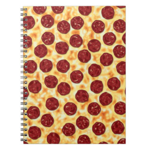 Caderno Espiral Pizza Pepperoni
