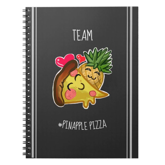 Caderno Espiral Pizza Pinapple (Frente)