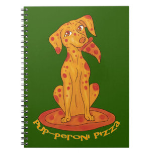 Caderno Espiral Pizza Puppy