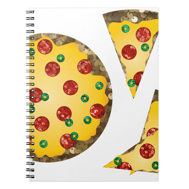 Caderno Espiral pizza sequencial (Frente)