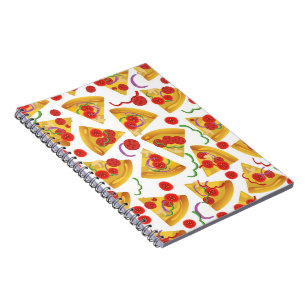 Caderno Espiral Pizza Slice Pattern