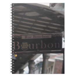 Caderno Espiral Placa da Rua Bourbon