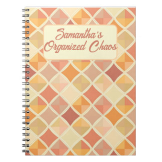 Caderno Espiral Planeador Personalizado de Pastel - Meu Caos Organ