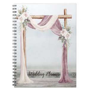 Caderno Espiral Planejador de Casamentos Beach Arbor