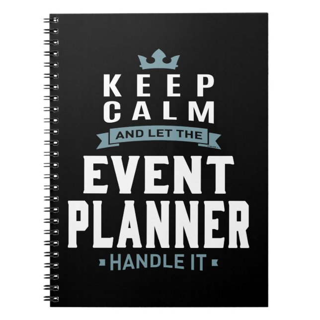 Caderno Espiral Planejador de Eventos (Frente)