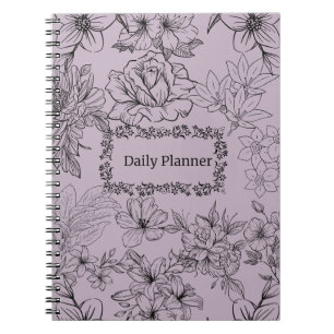 Caderno Espiral Planejador Diário para Mulheres