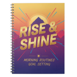 Caderno Espiral Planejador Rise & Shine