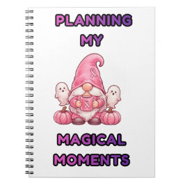 Caderno Espiral Planejando Meus Momentos Mágicos – Gnome Rosa