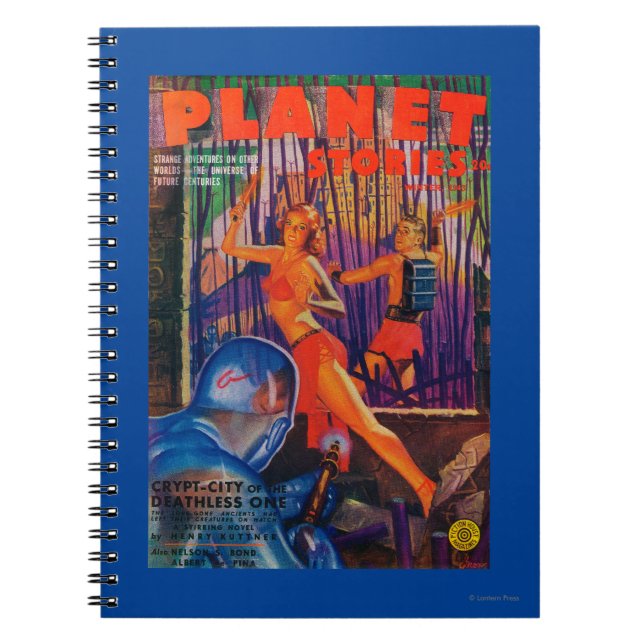 Caderno Espiral Planet Stories Magazine Cobrir 3 (Frente)