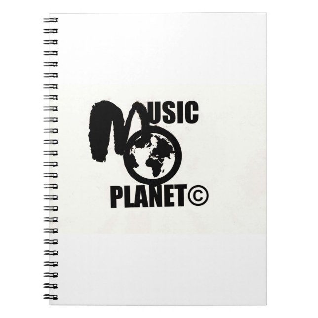 CADERNO ESPIRAL PLANETA DE MÚSICA (Frente)