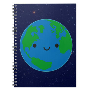 Caderno Espiral Planeta Feliz Terra