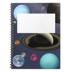 Caderno Espiral Planetas do sistema solar